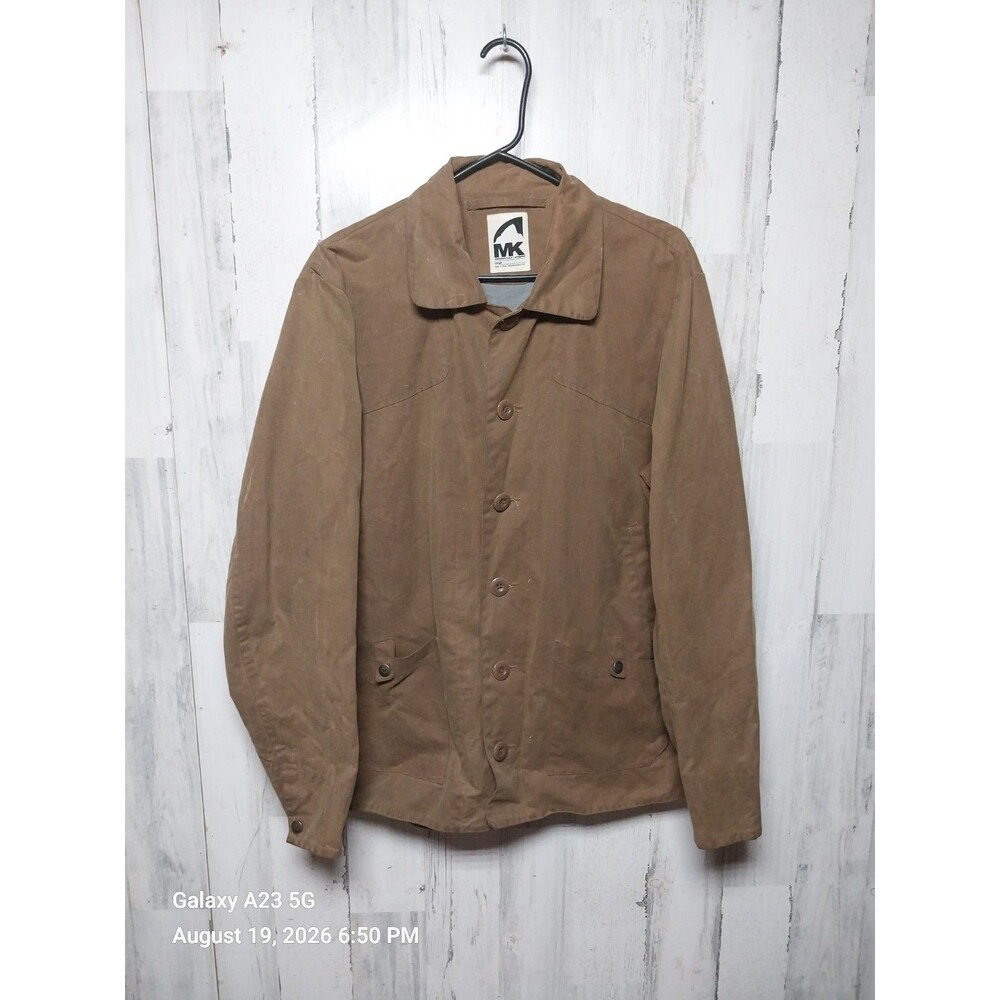 Mountain Khakis Oiled Cotton Canvas Work Jacket Large Brown